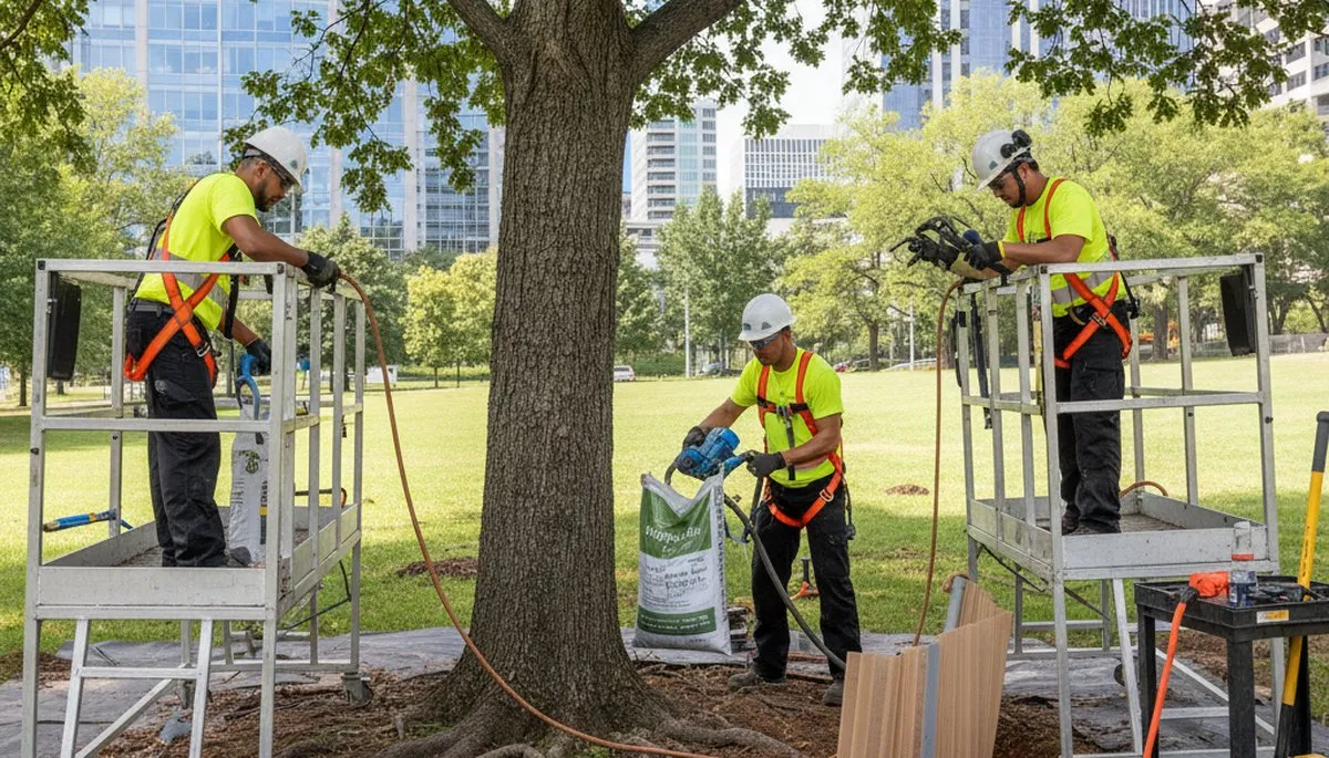 Root protection service for trees in Oklahoma City, OK by Arbor Tree Care