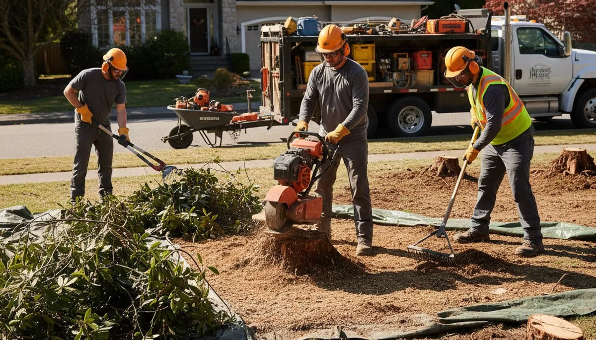 Arbor Tree Care removes overgrown shrubs in Oklahoma City, OK for safe, efficient yard clearing