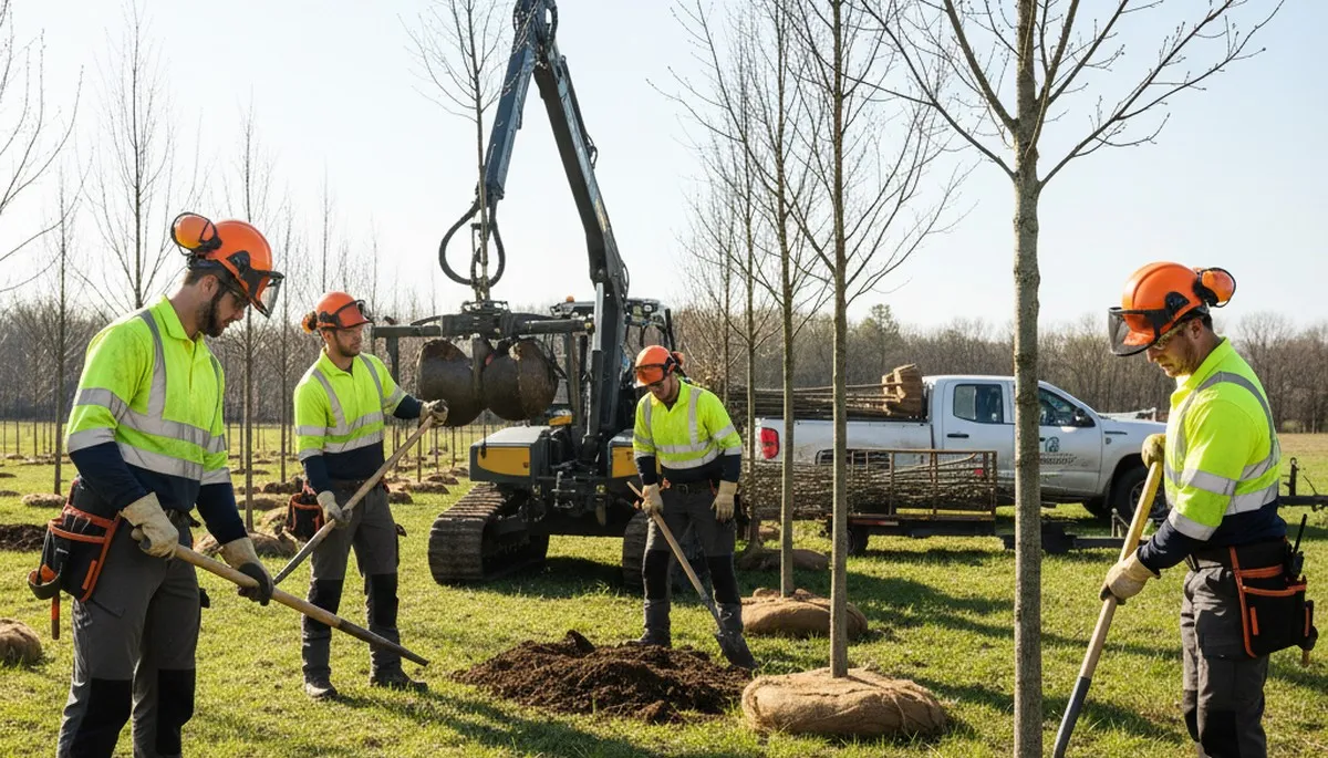 Tree planting service in Oklahoma City, OK for proper tree selection and site preparation